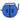 Blue Large Support Dog Vest Top View