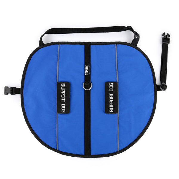 Blue Large Support Dog Vest ESA Premium Packager