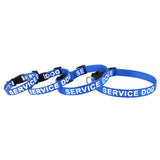 Blue Service Dog Collar