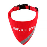 Red Service Dog Collar Bandana