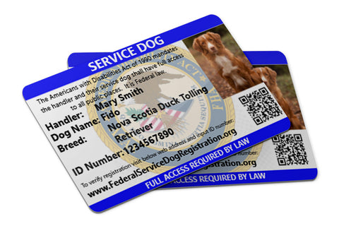 Buy 1, Get 2nd FREE* (offer expires soon) - Service Dog ID Card