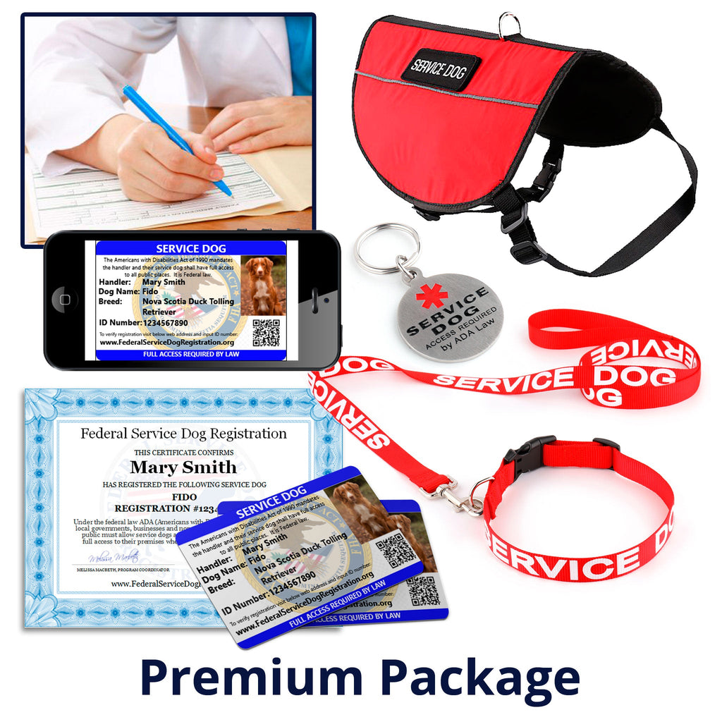 ONE TIME OFFER Service Dog - Premium Package (Bundle and Save $232)