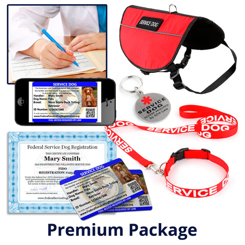 Service Dog - Premium Package (Bundle and Save $221)
